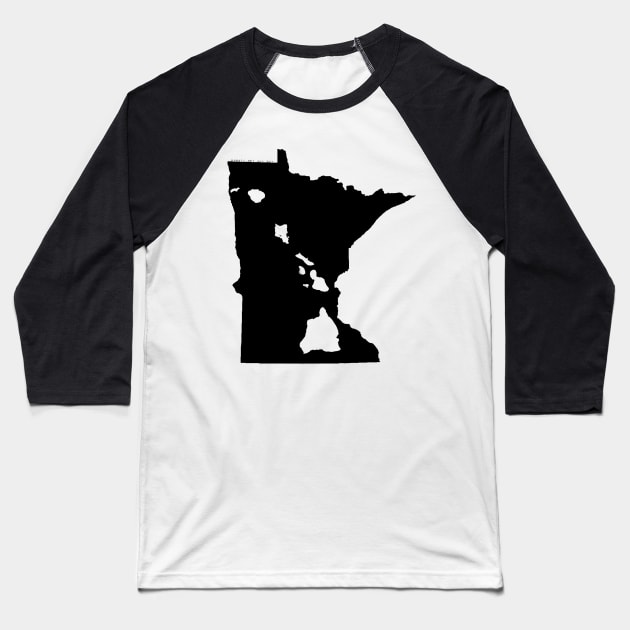 Minnesota and Hawai'i Roots by Hawaii Nei All Day Baseball T-Shirt by hawaiineiallday